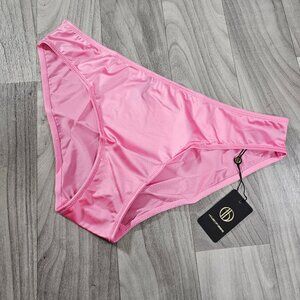 House of Desire Liquid Satin Hipster Panties, Bubblegum Pink